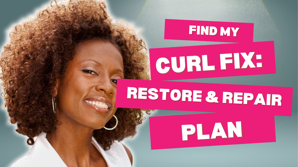 Restore & Repair plan for damaged curls and breakage in Black women 50+